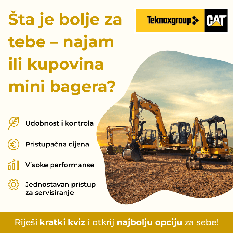 Najam ili kupovina mini bagera?